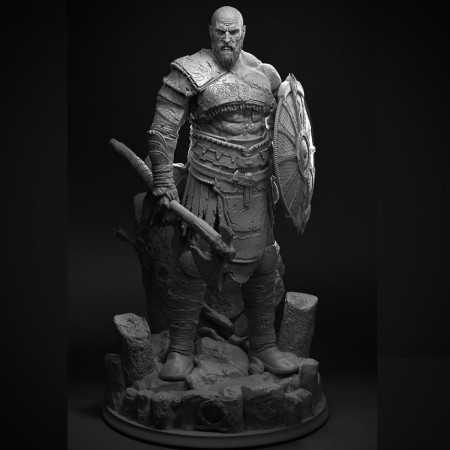 Kratos God Of War Ragnarok - STL 3D print files