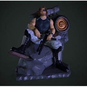 Snake Plissken Escape from New York - STL 3D print files