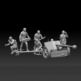German Artillery piece - STL 3D print files