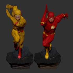 Flash and Reverse Flash Diorama - STL Files for 3D Print