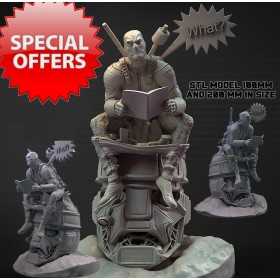 Deadpool on the throne - STL 3D print files