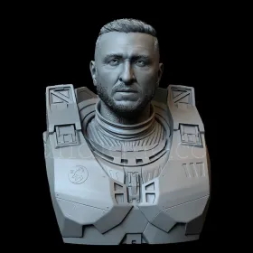 Master Chief Bust Halo - STL 3D print files