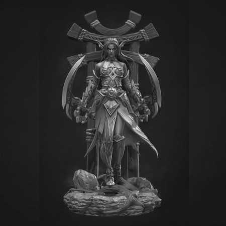 Tyrande Whisperwind  WoW - STL Files for 3D Print