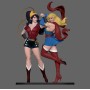 Wonder woman and Supergirl Clasic - STL 3D print files