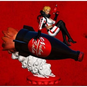 Nuka Cola Girl on Bottle - STL 3D print files