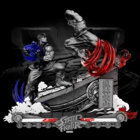 Ken and Ryu Street Fighter Diorama - STL 3D print files