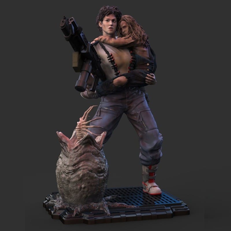 Aliens Ripley and Newt - STL 3D print files