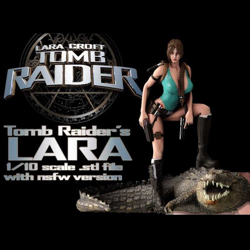 Lara Croft Tomb Raider Nsfw Stl 3d Print Files