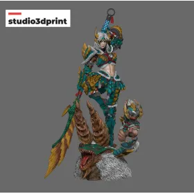 Monster Hunter Diorama - STL 3D print files