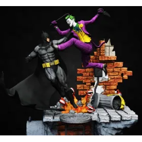 Batman vs Joker Diorama - STL Files for 3D Print