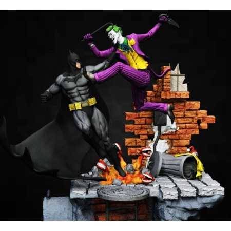 Batman vs Joker Diorama - STL Files for 3D Print