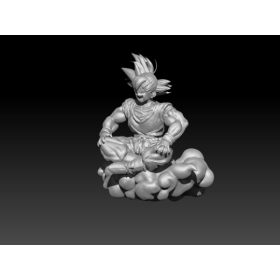 Goku Flying Cloud - STL Files for 3D Print