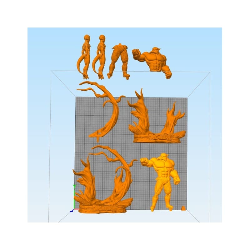 Toppo vs Freezer Dragon Ball Super - STL 3D print files