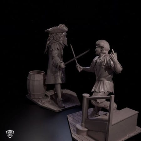 Hook Peter Pan and Captain Hook - STL 3D print files