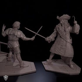 Hook Peter Pan y el capitán Garfio - STL 3D print files