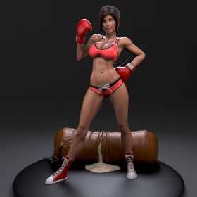 Boxer Girl - STL 3D print files