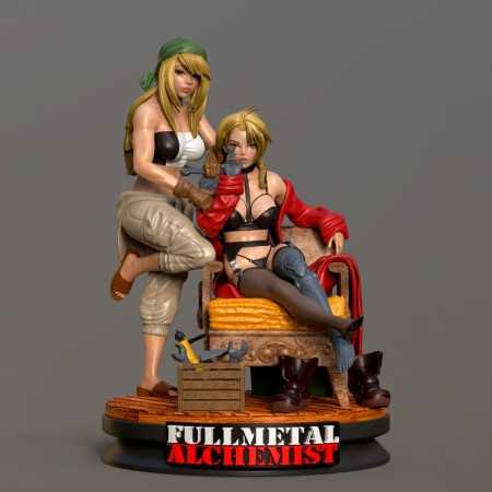 Alphonse Edward and Elric Female Fullmetal Alchemist - STL 3D print files