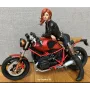 Black Widow on Motorcycle - STL 3D print files