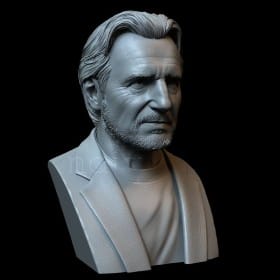 Liam Neeson Bust - STL 3D print files