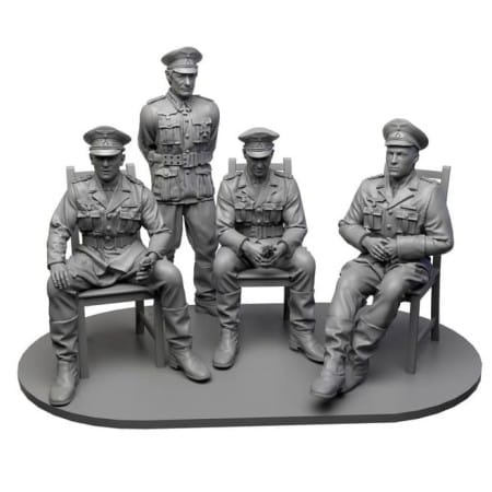 WWII German Officer 1/35 mm - STL 3D print files