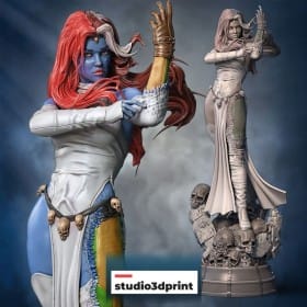 Mistica X-men - STL 3D print files Mistica X-men - STL 3D print files