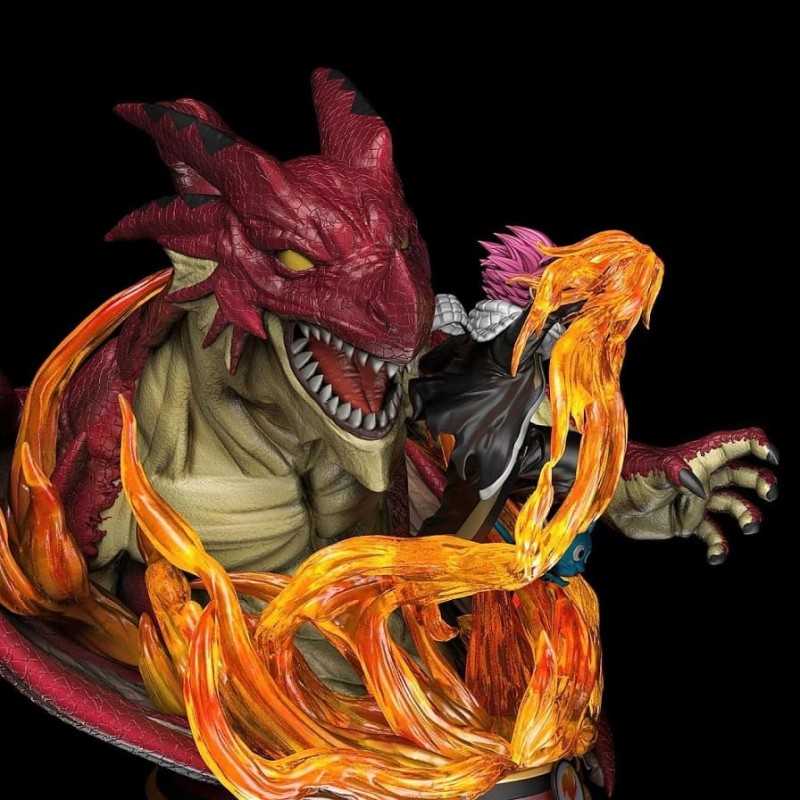 Natsu & Igneel - STL 3D print files