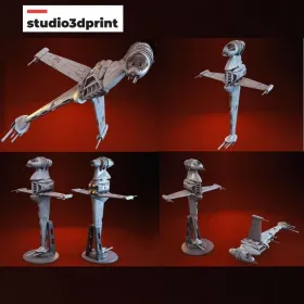 B-Wing Star Wars - STL 3D print files