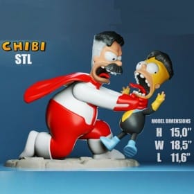 Homini-Man Chibi - STL 3D print files