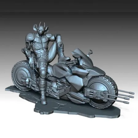 Biker Mice from Mars Throttle, Modo, Vinnie - STL 3D print files