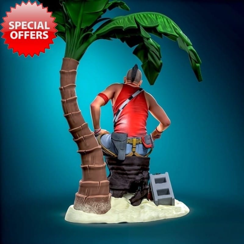 Vaas Montenegro Far Cry 3 STL 3D print files — free download