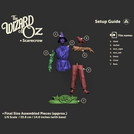 Wizard of Oz Set - STL 3D print files
