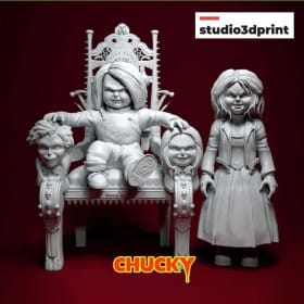 Chucky and Tiffany - STL 3D print files