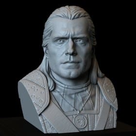 Geralt of Rivia The Witcher - STL 3D print files