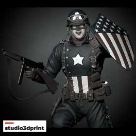 Captain America 1945: Super Soldier - STL 3D print files