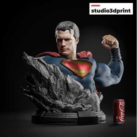 Superman Bust - STL 3D Print Files