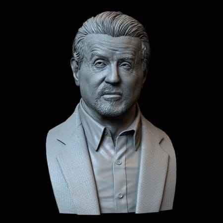 Sylvester Stallone - STL 3D print files