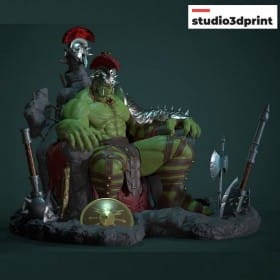 Hulk Throne - STL 3D print files