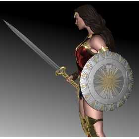 Wonder Woman Gal Gadot - STL Files for 3D Print