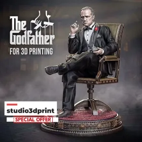 The Godfather Marlon Brando - STL 3D print files