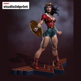 Wonder Woman 1950 - STL Files for 3D Print