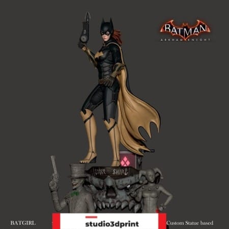 Batgirl a Matter of Family Arkham Knight - STL 3D print files