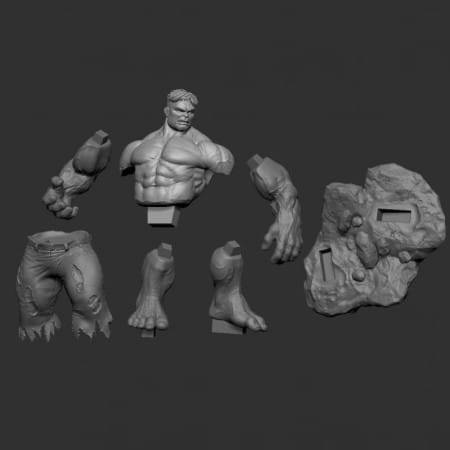 Incredible Hulk - STL 3D print files