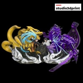 Naruto vs Sasuke - STL 3D print files