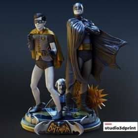 Batman and Robin Adam West  Burt Ward - STL 3D print files