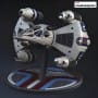 thumbnail image 2 of 3D Printed Gunstar On Stand - The Last Starfighter Movie Memorabilia 2 of 6