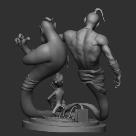 Genius Aladdin Diorama - STL Files for 3D Print