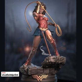 Wonder Woman Battle Mode - STL 3D print files