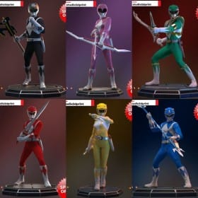 Power Rangers Pack - STL 3D print files