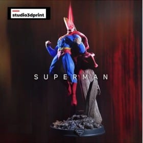 Superman Red Eyes - STL 3D print files