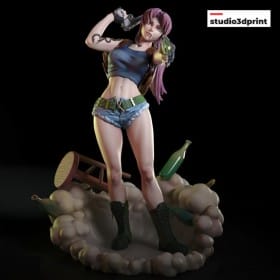 Revy Black Lagoon - STL 3D print files